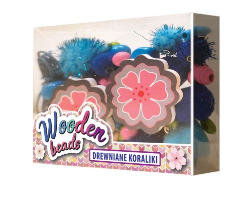 Koraliki drewniane małe - display mix | Toys Inn