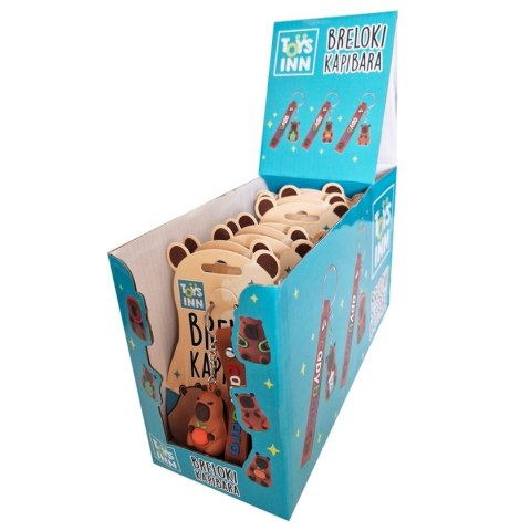 Toys Inn: Brelok Kapibara Mix 12 szt - Display