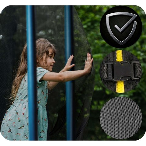 Trampolina ogrodowa 6ft/183cm z siatką wewnętrzną i drabinką Neo-Sport