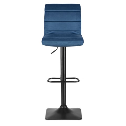 Hoker barowy z oparciem Drava niebieski