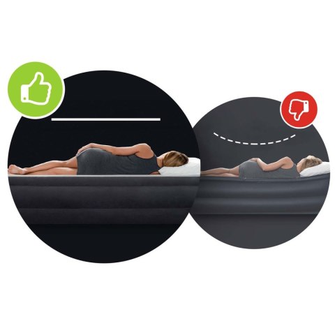 Materac dmuchany 191x99x25 cm z pompką tłokową INTEX 64757