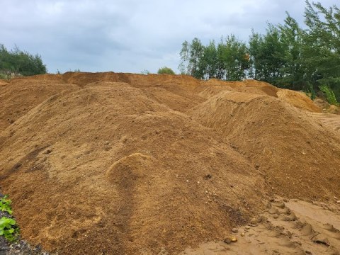 Piasek płukany workowany do betonu/wylewki pod kostke do piaskownicy 500kg plażowy