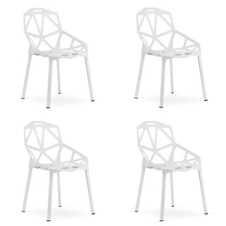 Krzesło ESSEN - białe x 4