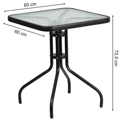 Stół ISLAND Kwadrat 60cm